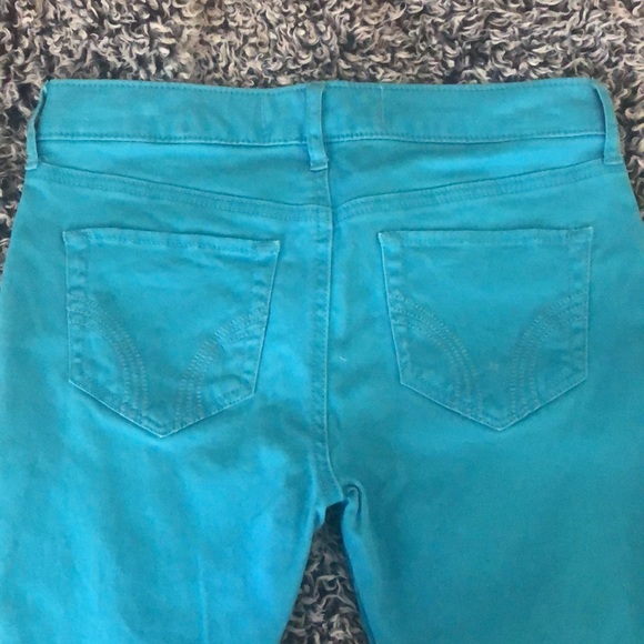 Hollister Teal Blue Skinny Jeans - Picture 3 of 5